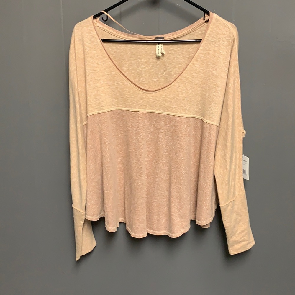 NWT free people long sleeve tee SZ S
